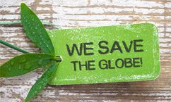 WE SAVE THE GLOBE